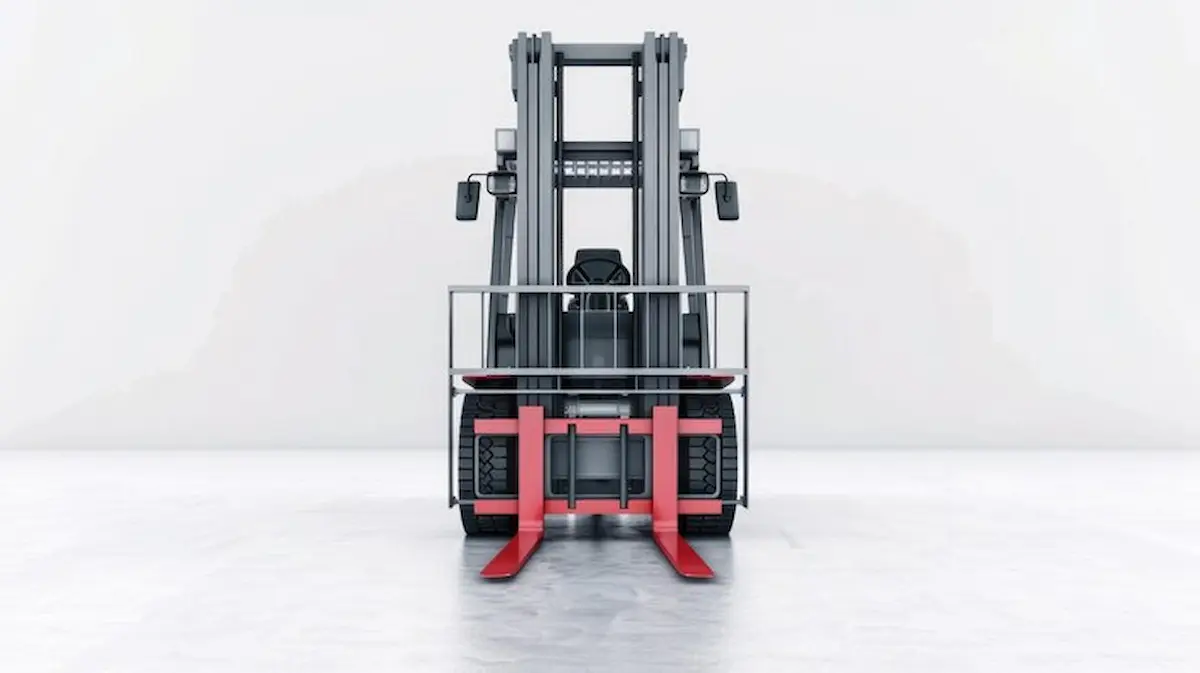 forklift white background 3d rendering lift truck isolated white background 817921 50265