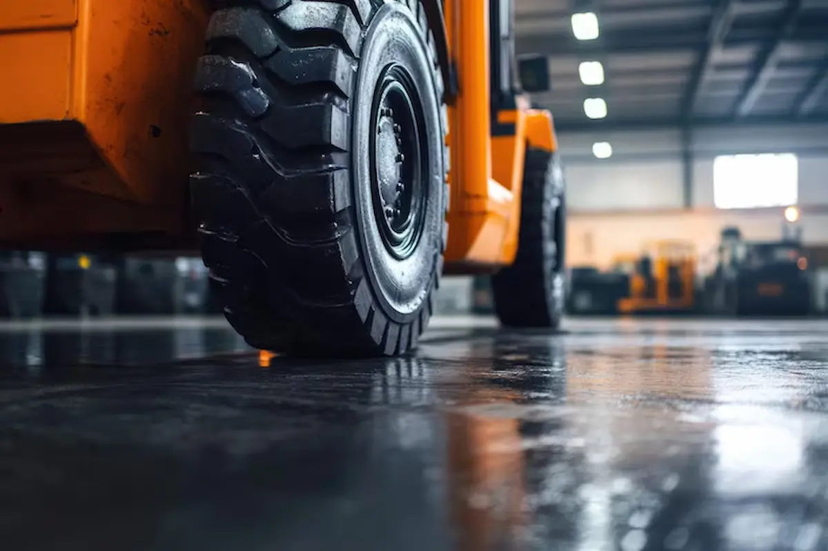 Llantas desgastadas para montacargas en Toluca